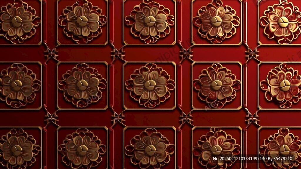 精雕花纹