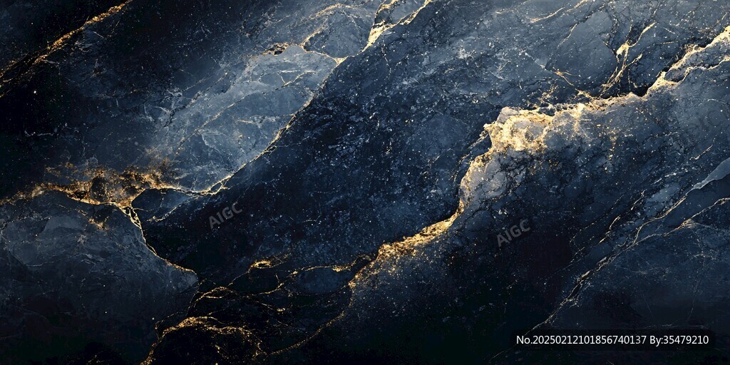 高清蓝色大理石纹理