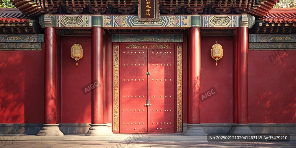 宫廷建筑大红门