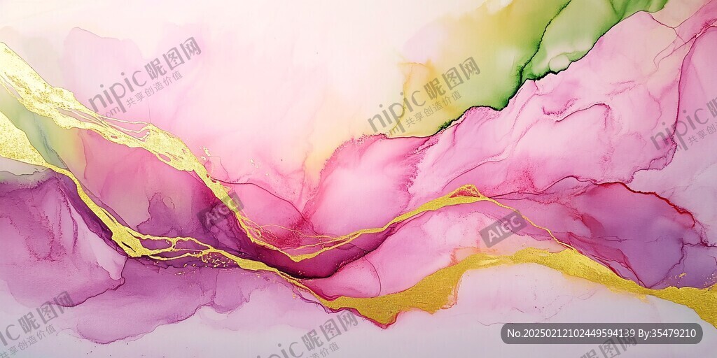 炫彩背景流体线条