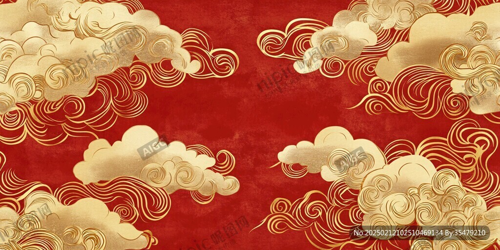 金云纹背景