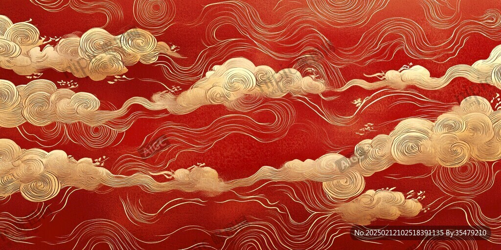 宋代云图高端云纹装饰