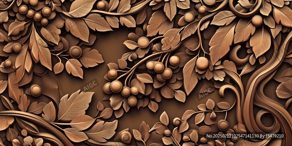 立体金属浮雕背景墙