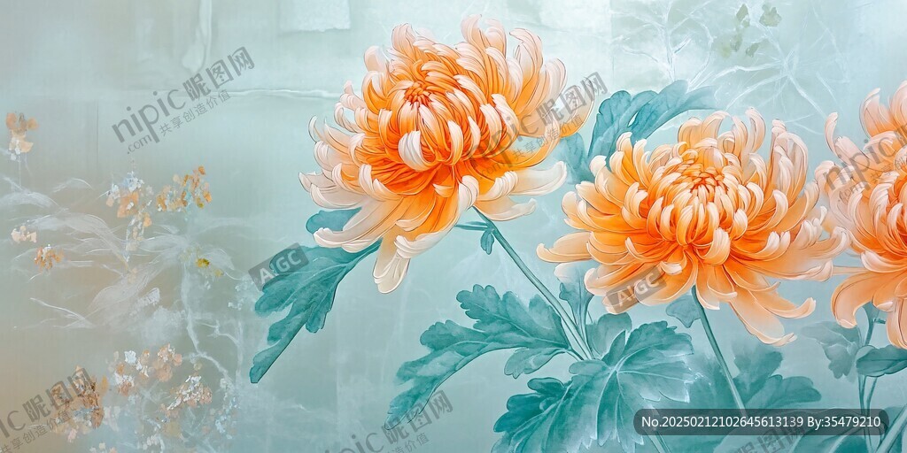 艺术玻璃牡丹