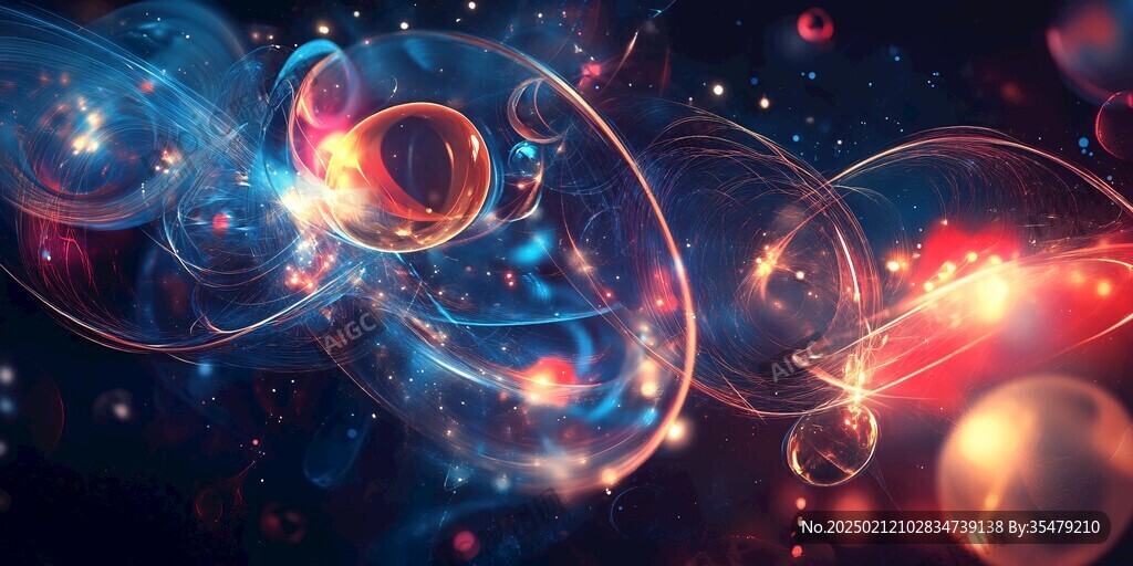 怒放的生命科技背景