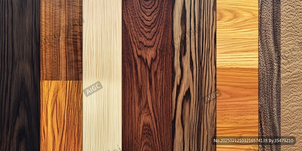 多种颜色木板木材