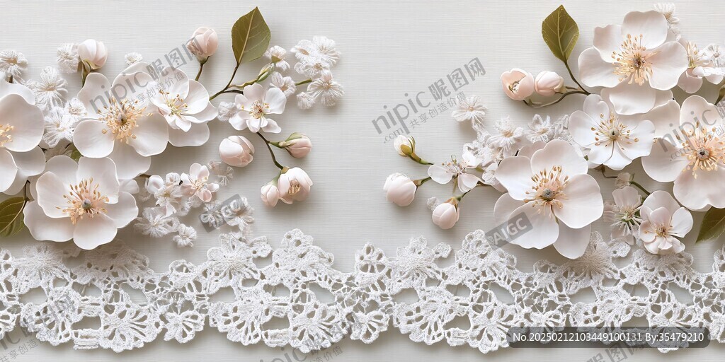 剪纸花边