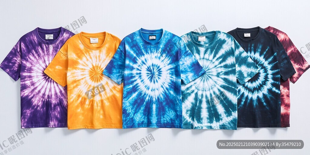 扎染服装印花