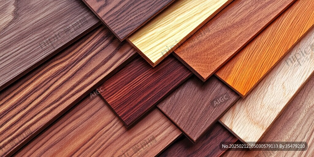 多种颜色木板木材