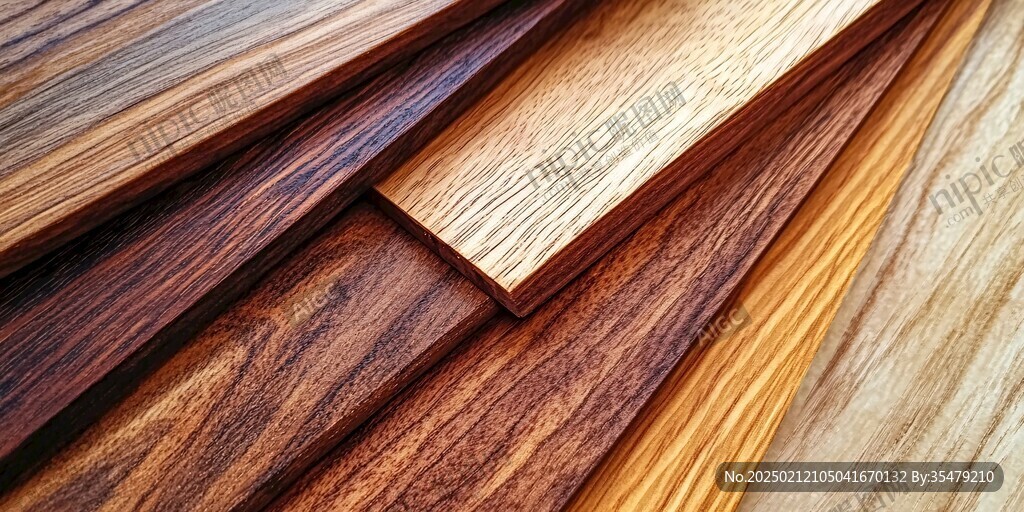 多种颜色木板木材