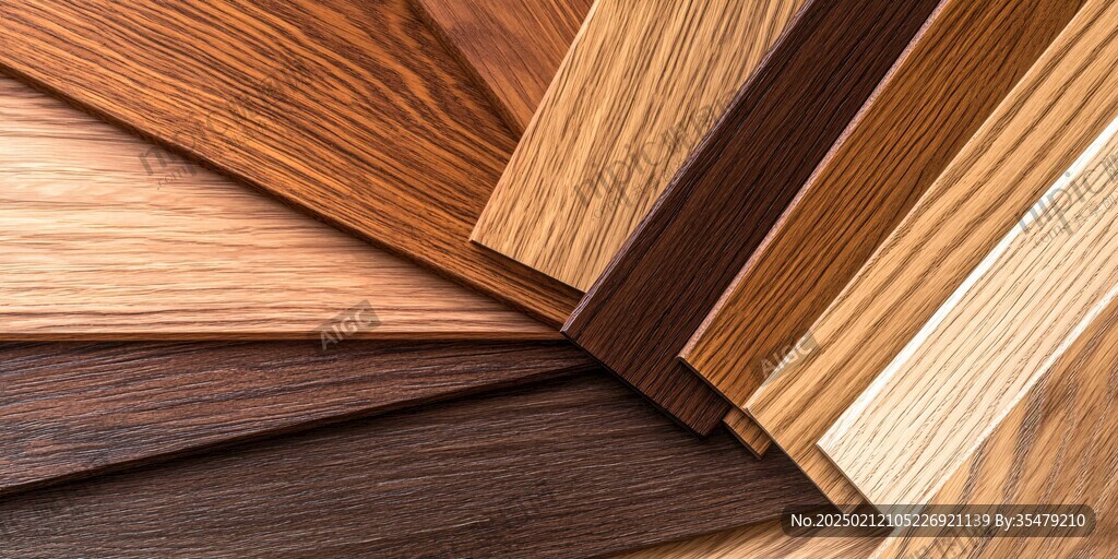 多种颜色木板木材