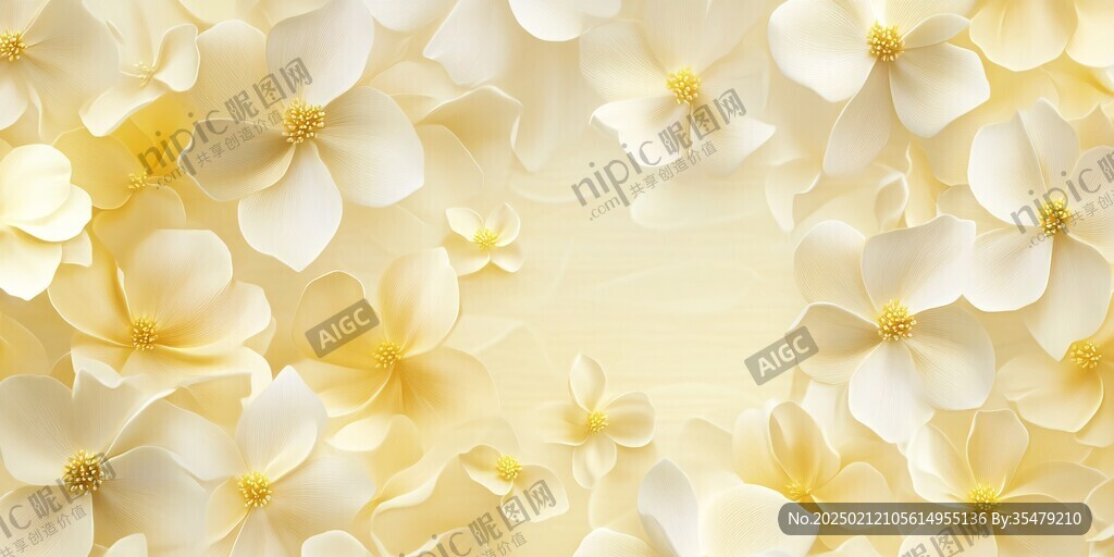 高精手绘黄金拉丝花卉