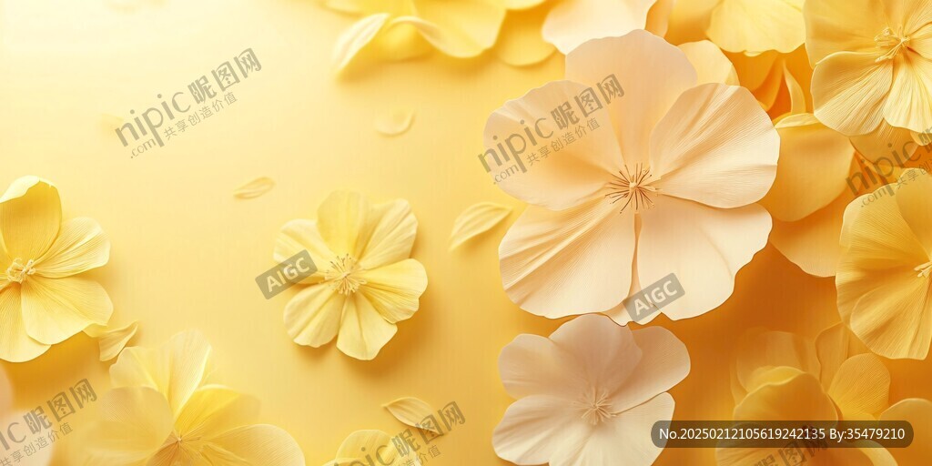 3d立体简约花