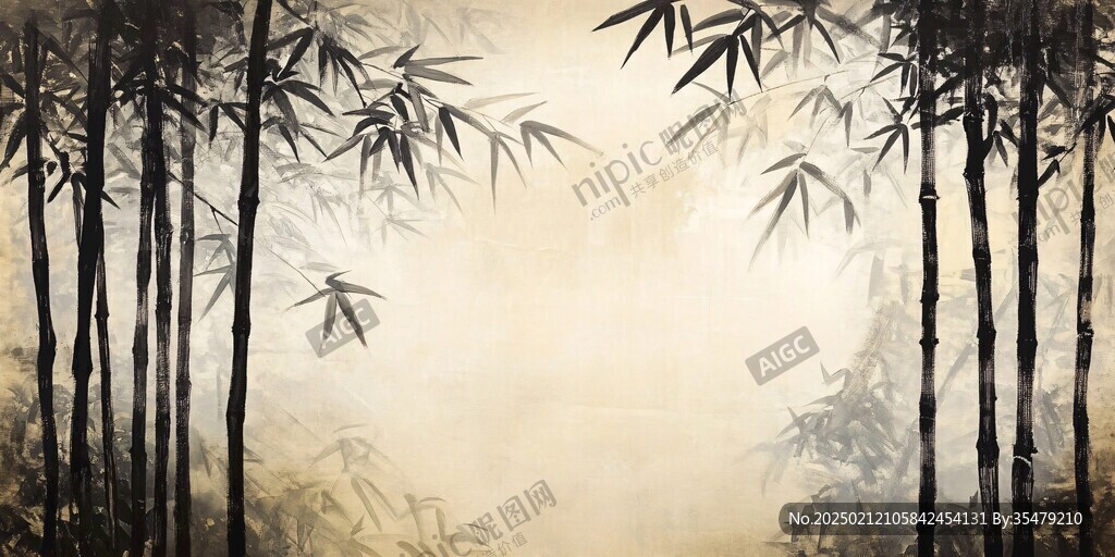 竹林艺术壁纸