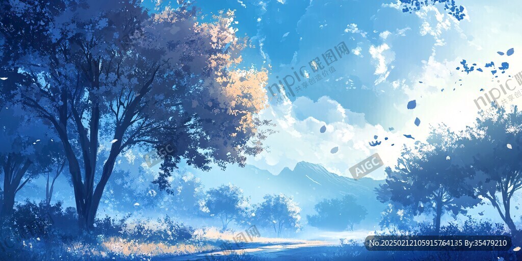 唯美动漫背景