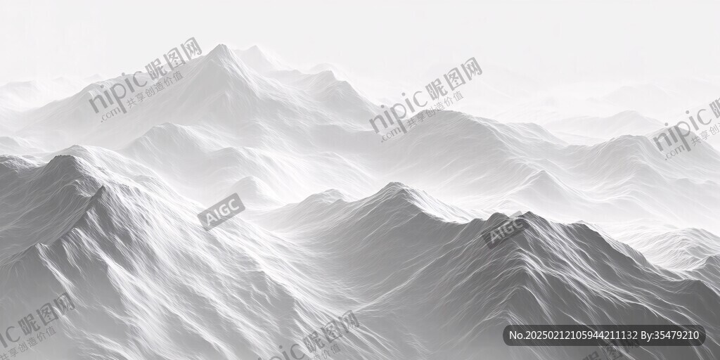 新中式群山山脉