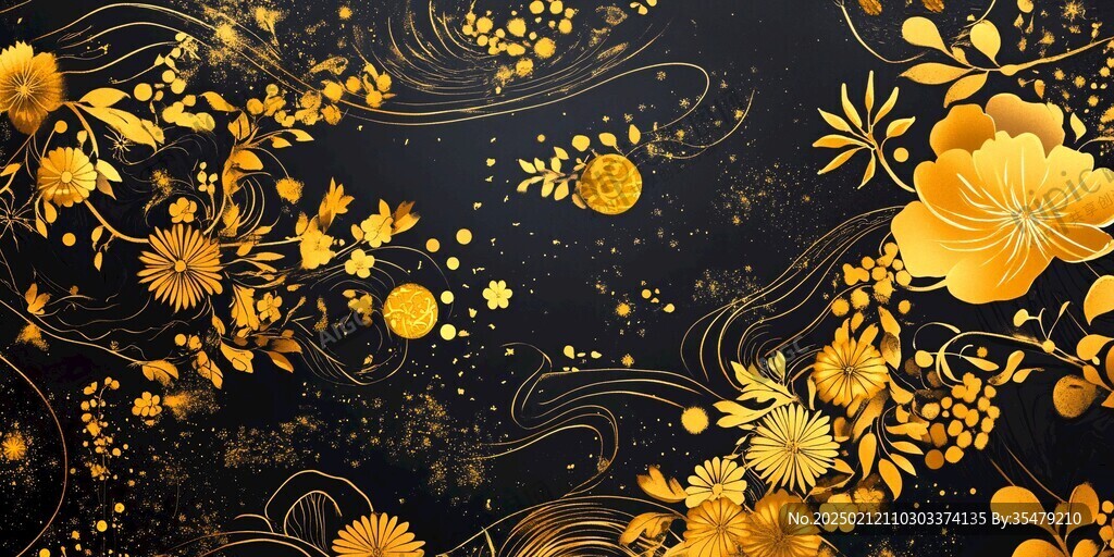金色花壁纸