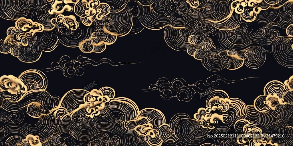 金银云纹