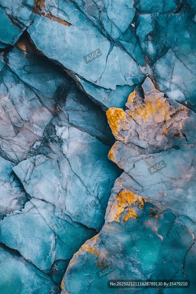 炫酷粗犷矿石裂痕