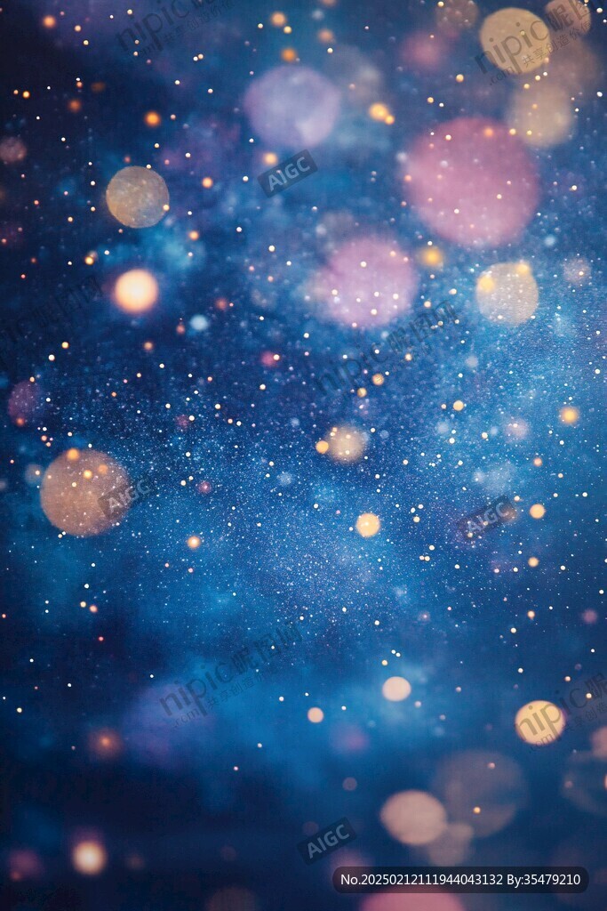 深蓝色星光点点