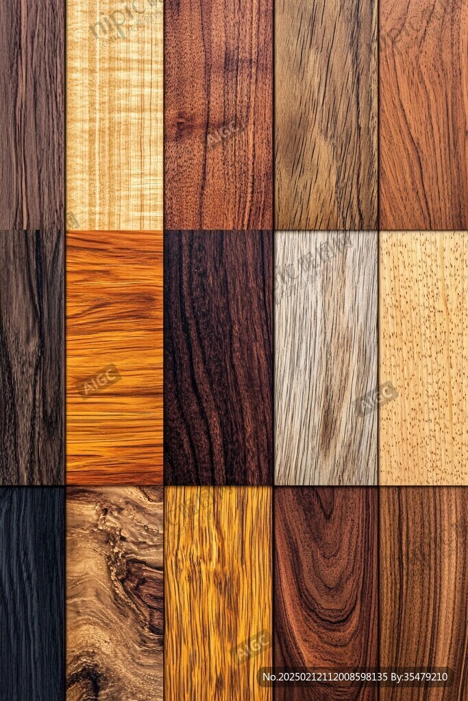 多种颜色木板木材