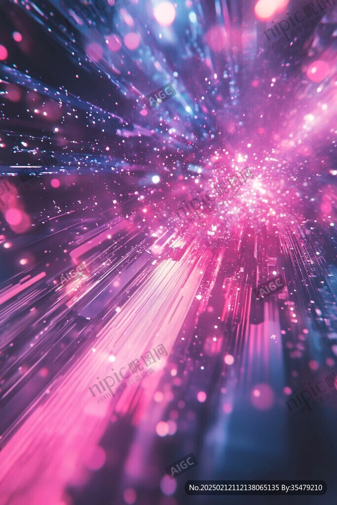 色彩斑斓梦幻灯光