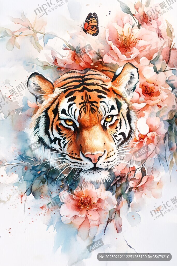 虎系列插画