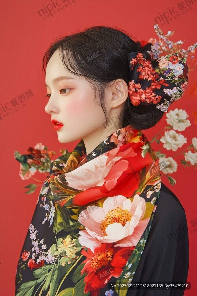 花鸟少女