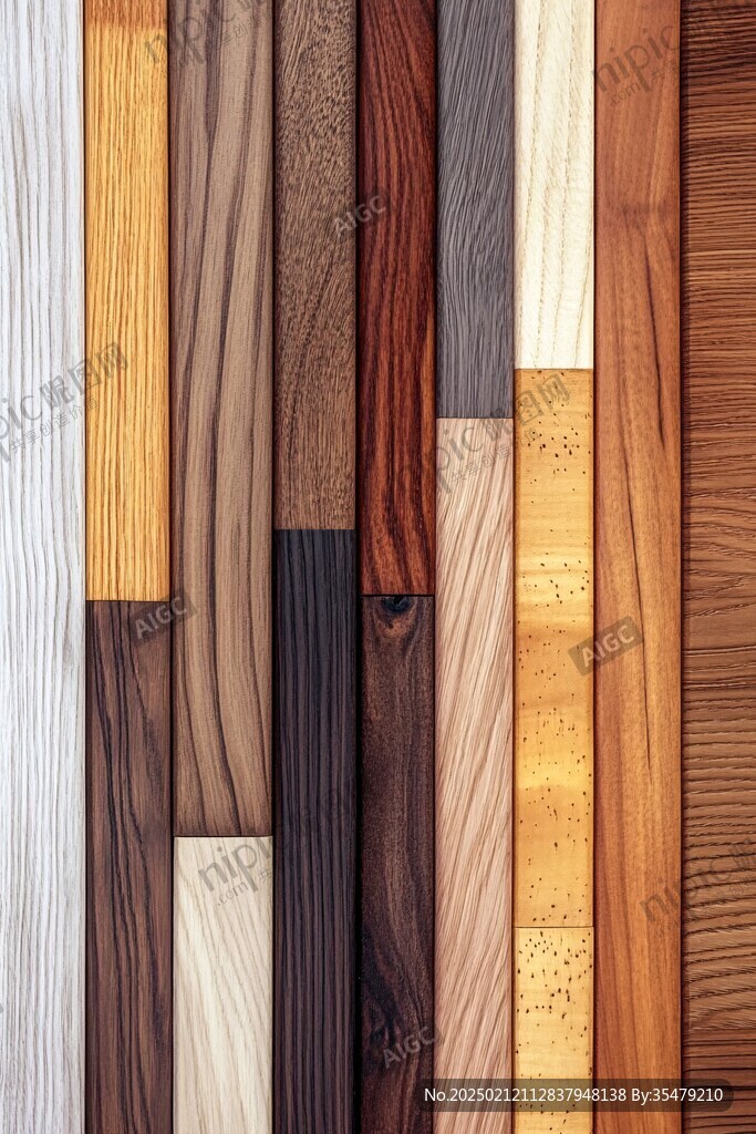 多种颜色木板木材