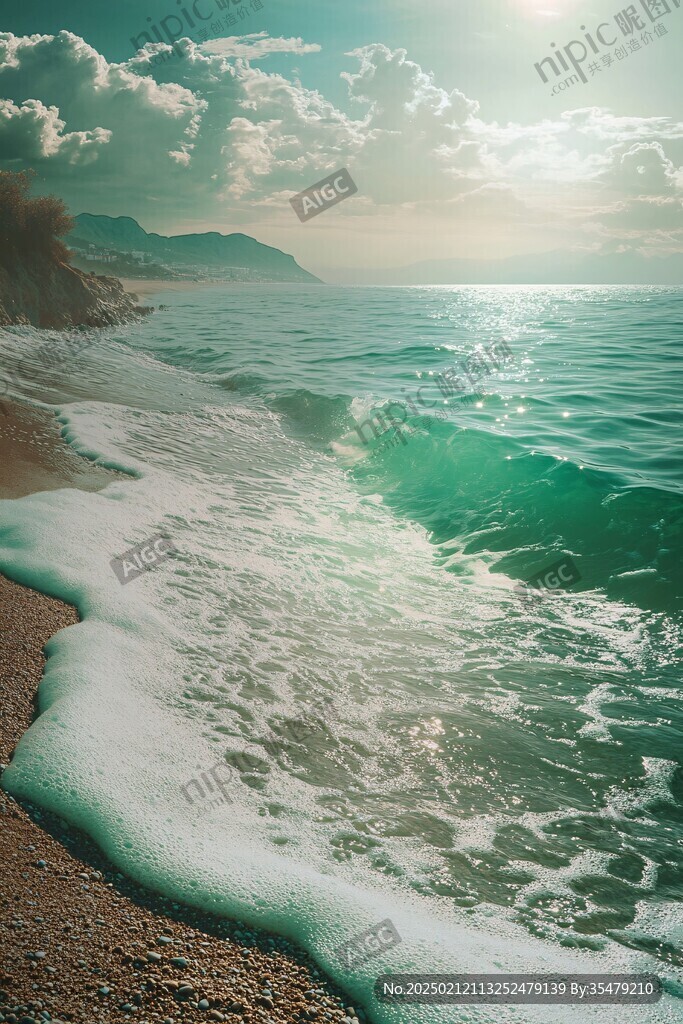 超高清大海装饰画