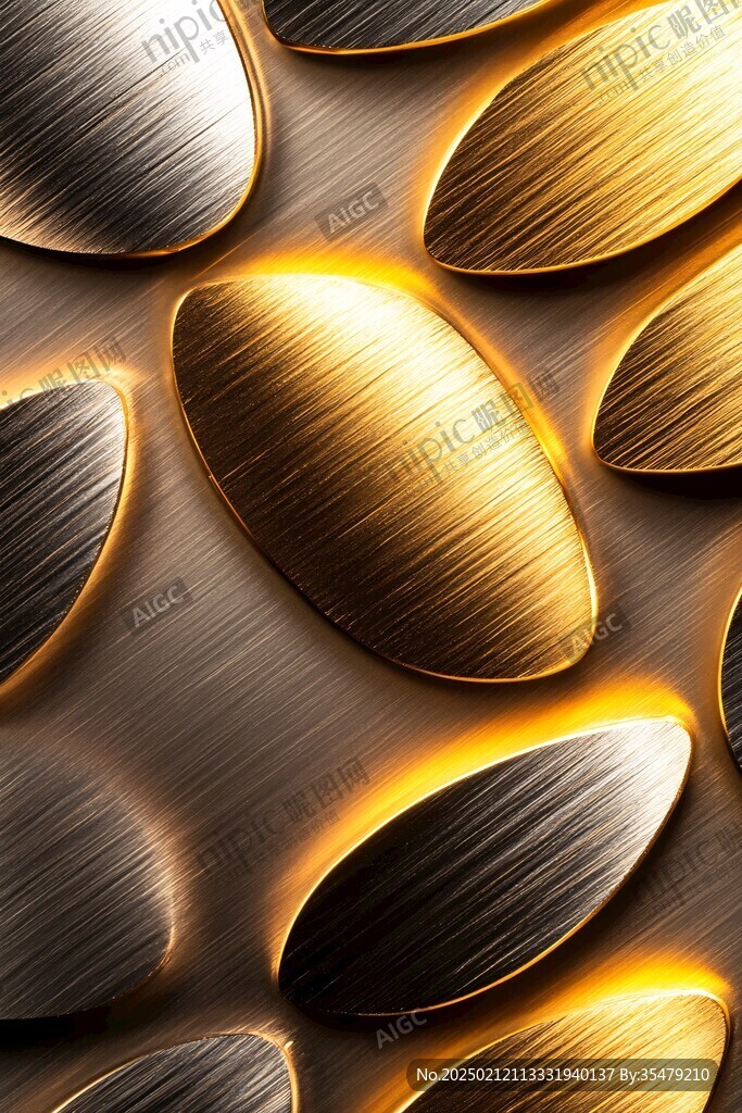 金色立体感背景