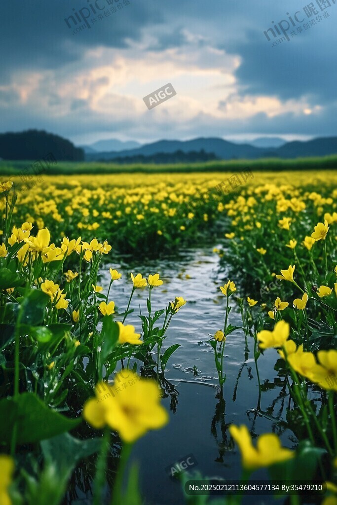水边油菜