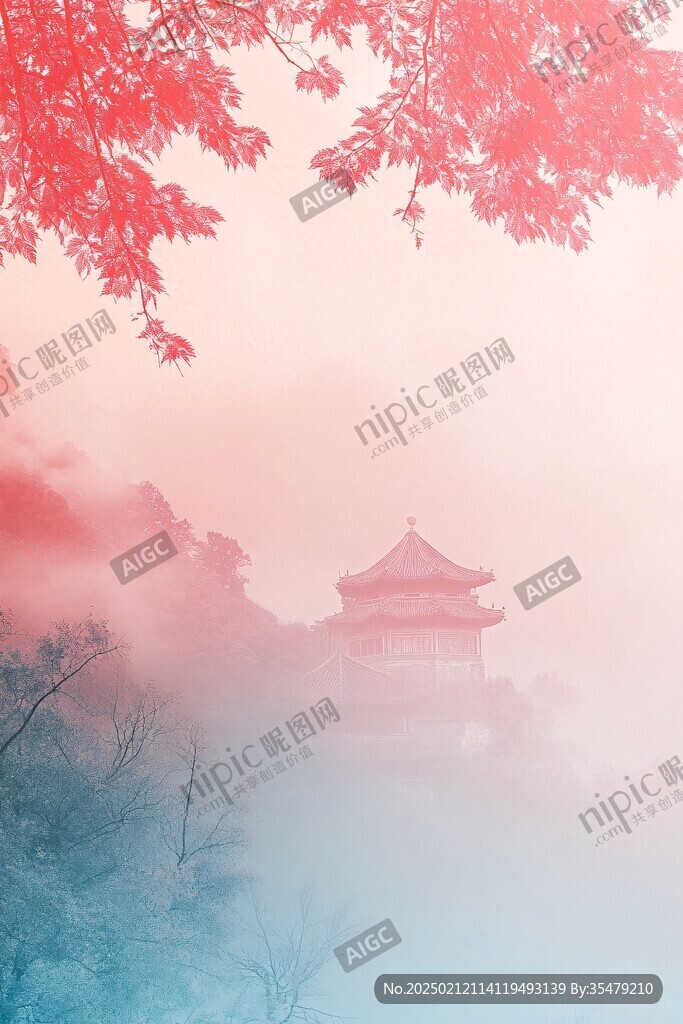 朦胧的楼阁