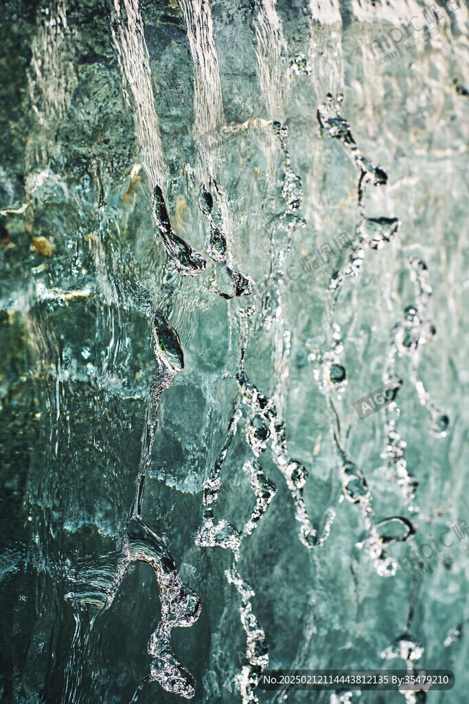 水面竖拍