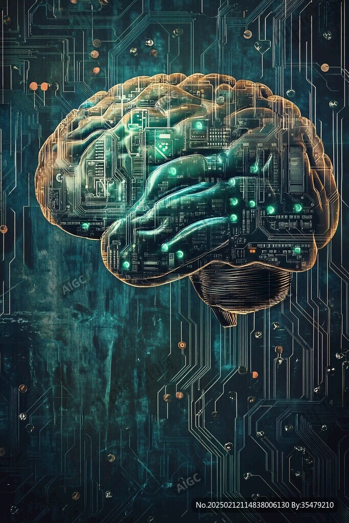 科技头脑海报