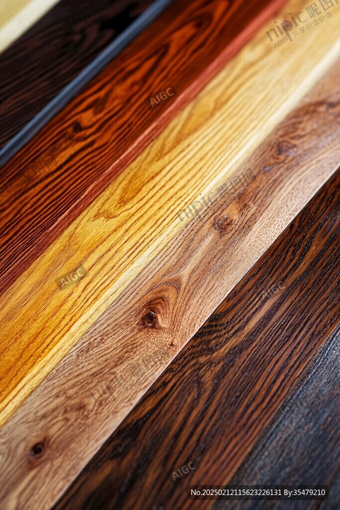 多种颜色木板木材