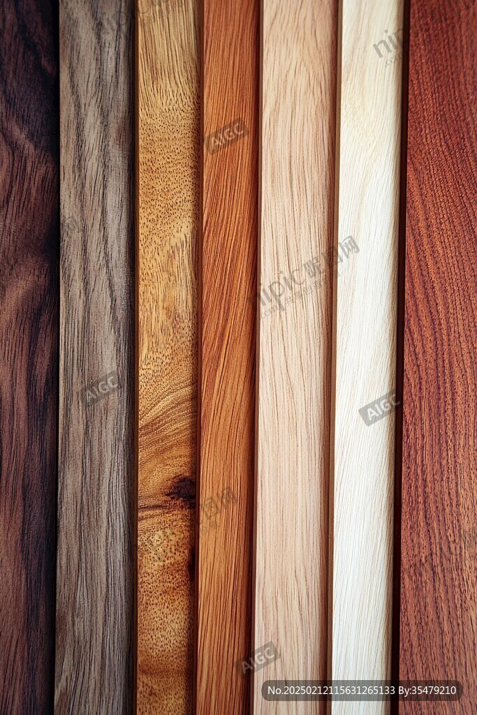 多种颜色木板木材