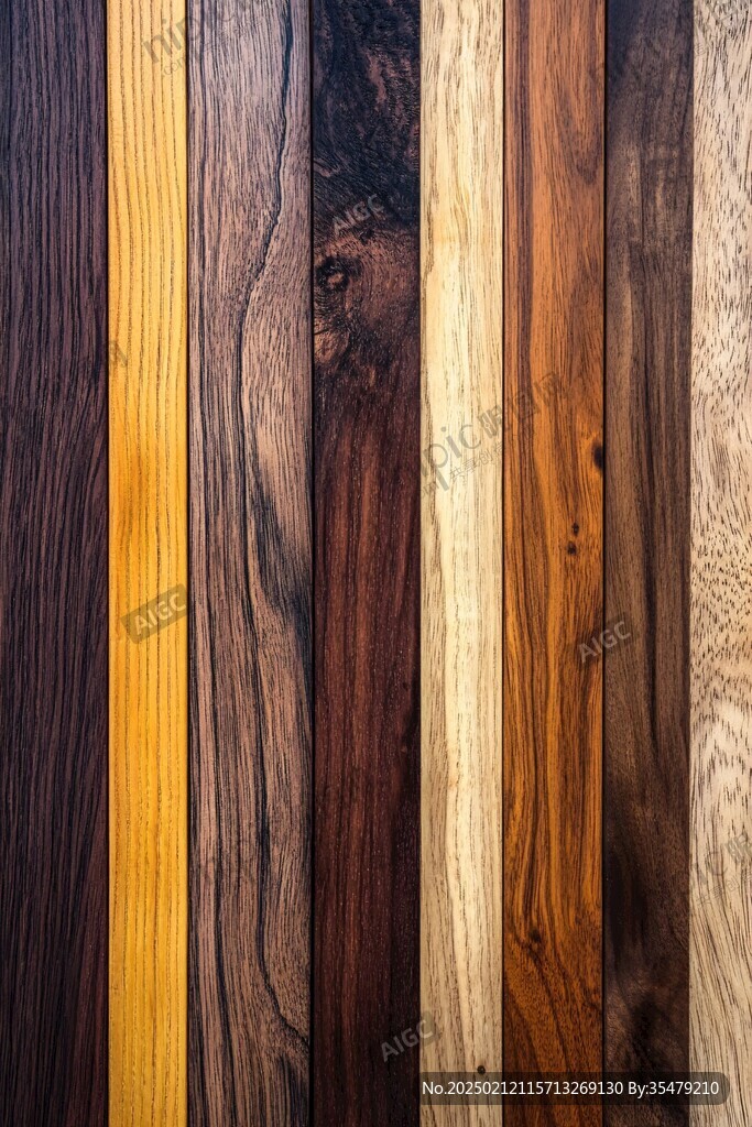 多种颜色木板木材