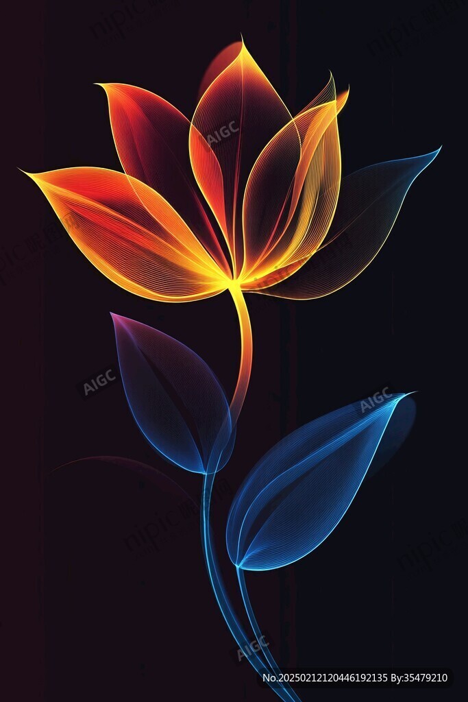 炫丽花朵