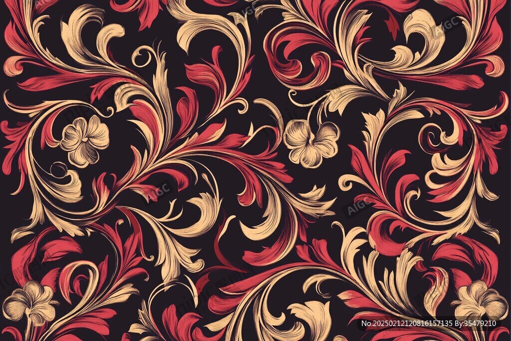 3d欧式花纹底纹