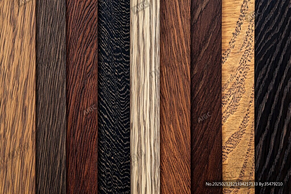 多种颜色木板木材