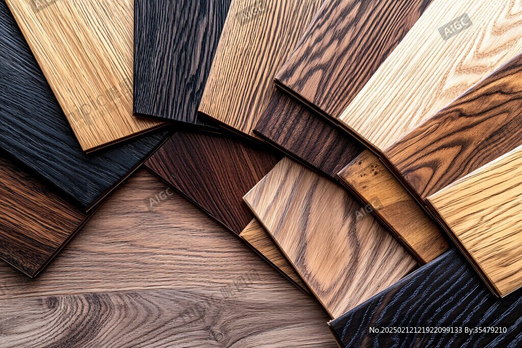 多种颜色木板木材