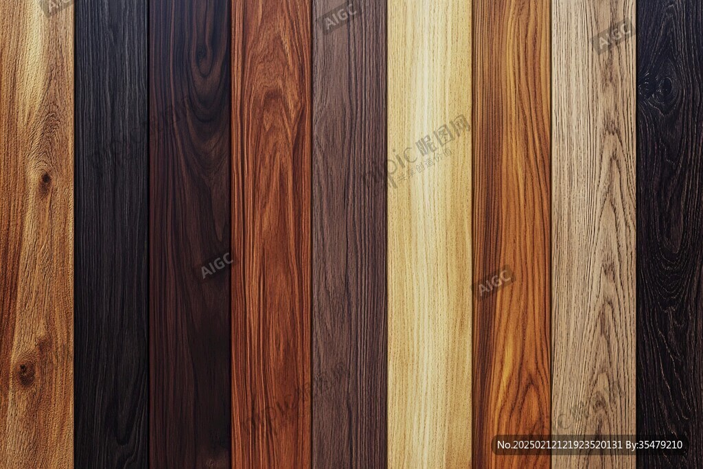 多种颜色木板木材