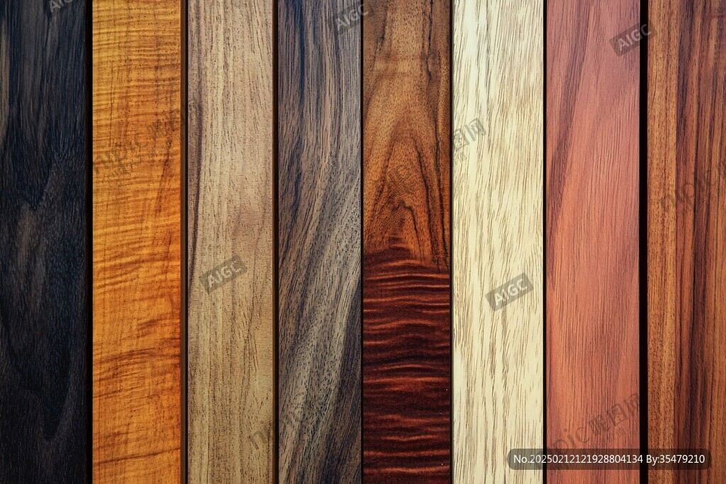 多种颜色木板木材