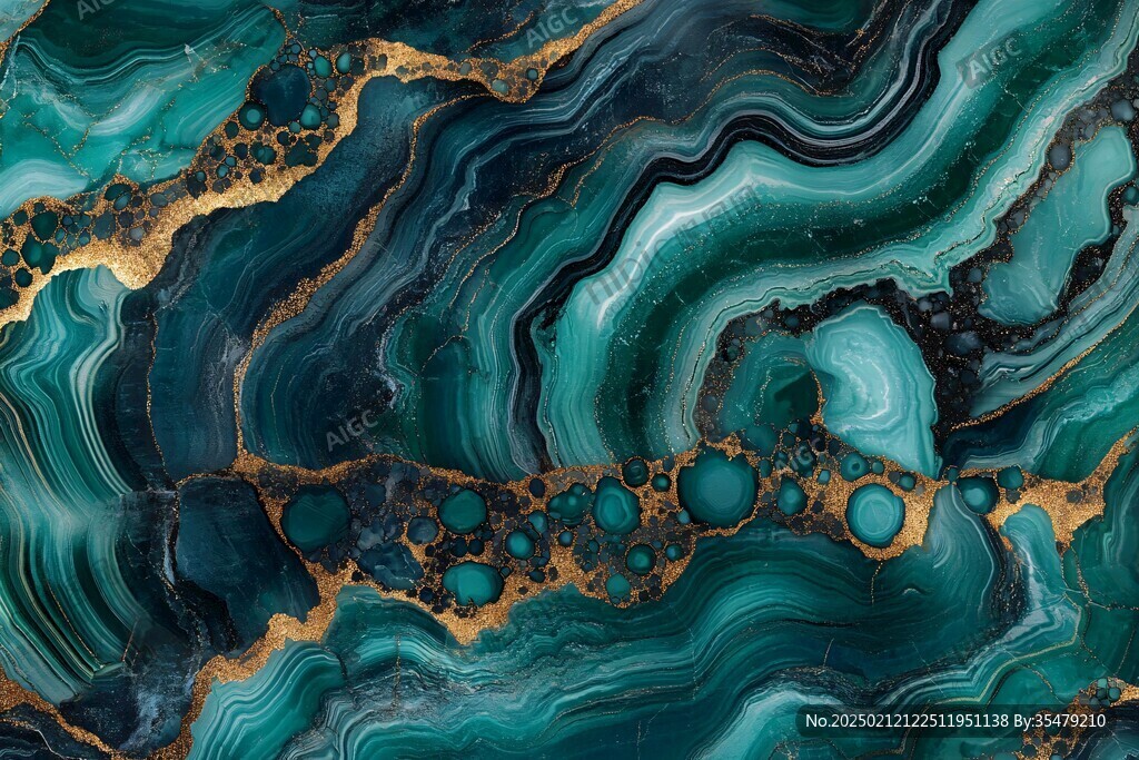 蓝色玛瑙石艺术背景