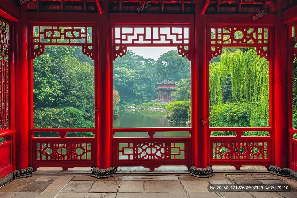 水榭花窗