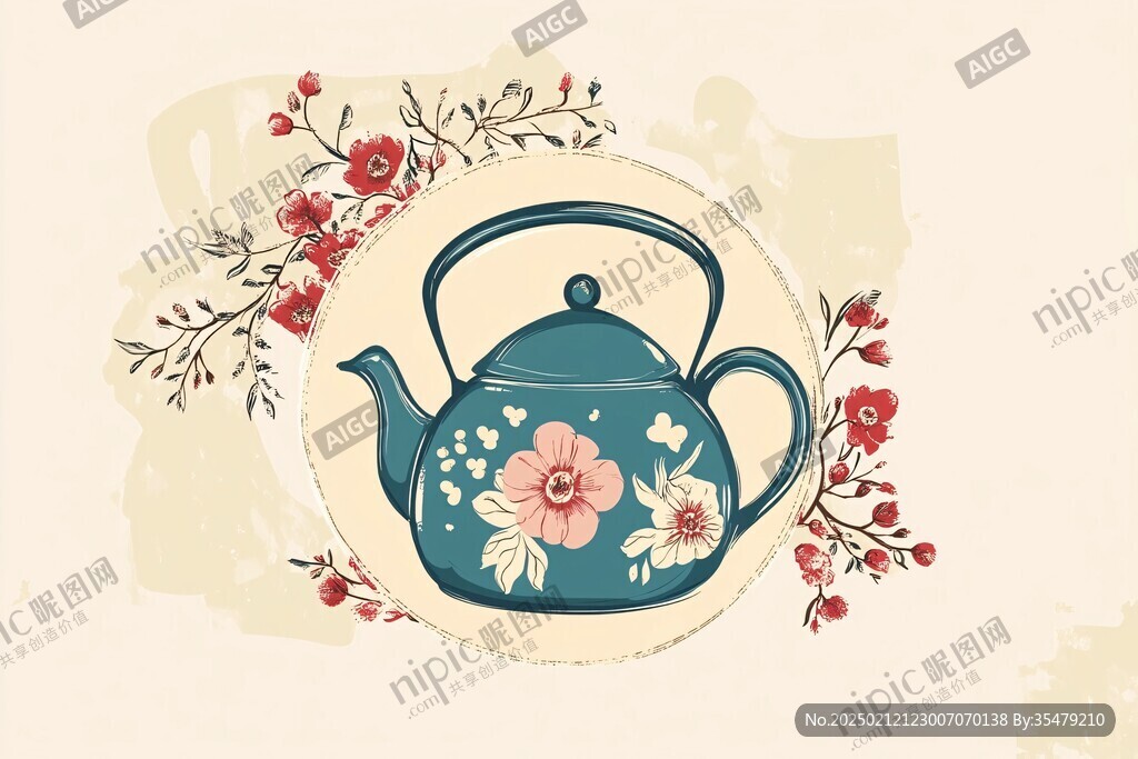 茶壶花卉
