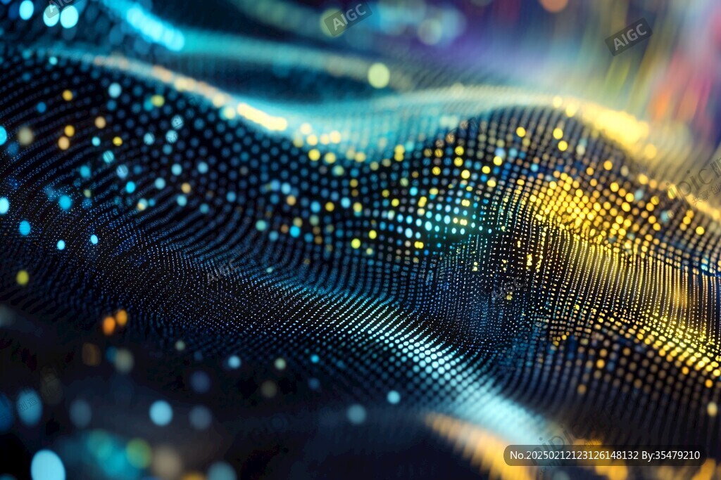 网点创意特效背景