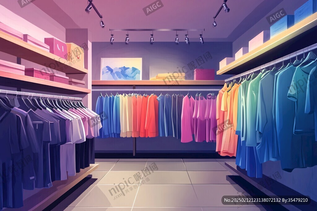 高清服装店