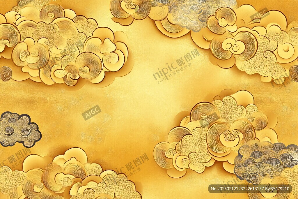金银云纹
